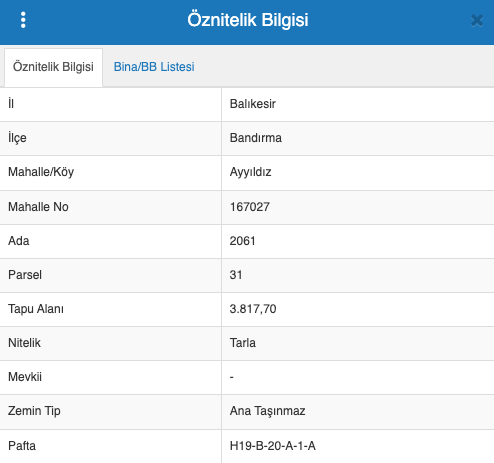 BALIKESİR BANDIRMA'DA 1.908 M2 SATILIK HİSSELİ TARLA